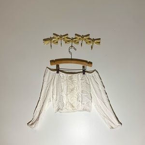 Off-The Shoulder Peasant Top